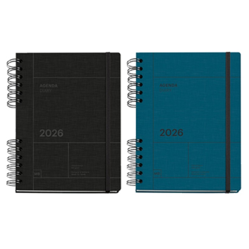 agenda, dietario, 2026, semana vista, dia pagina