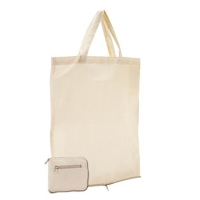 bolsa, plegable, mercado, algodón