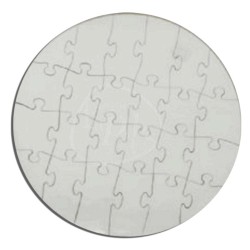 Puzzle madera redondo