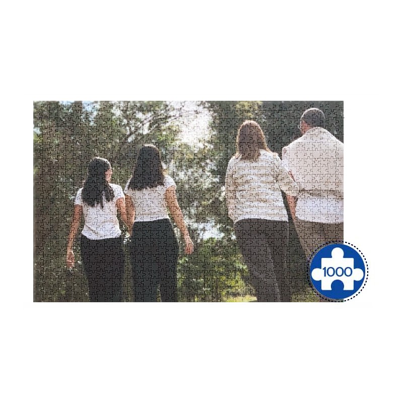 puzzle, 1000, piezas, cartón, personalizado