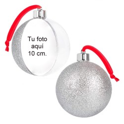 adorno, bola, navidad, regalo, foto, colgar