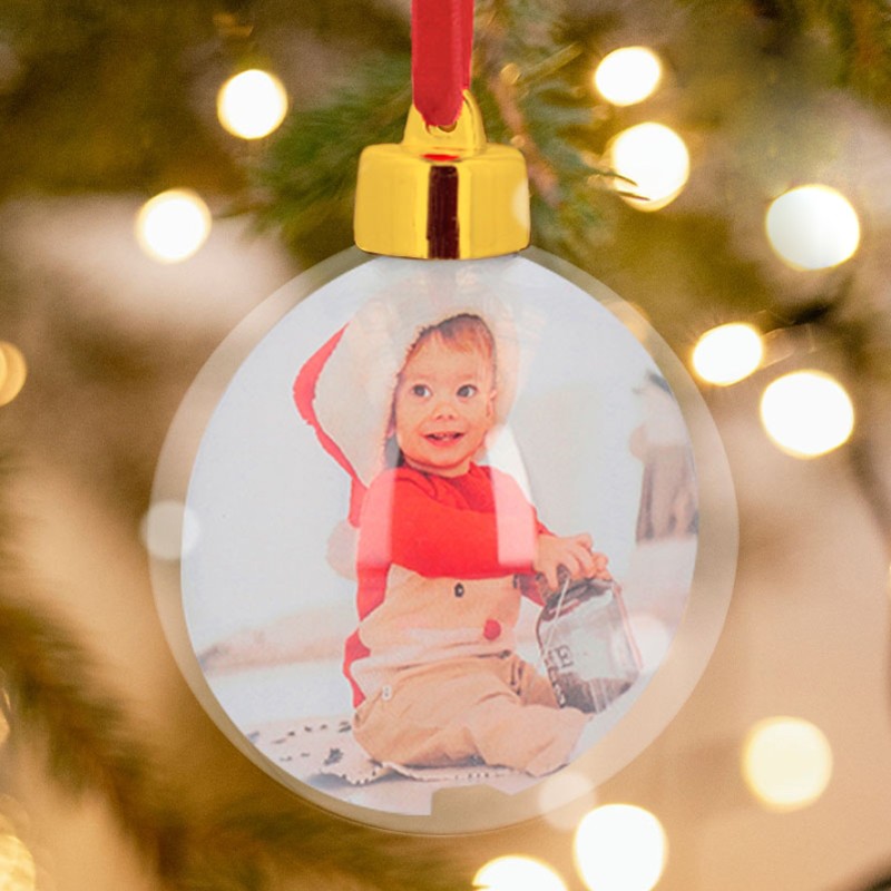 Adorno Bola Navidad con foto