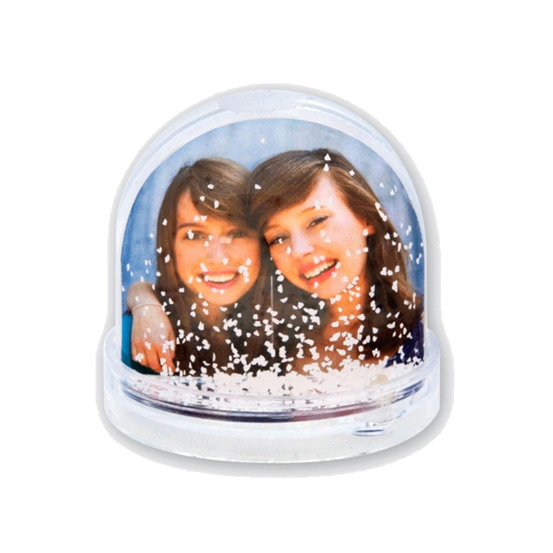 bola, nieve, foto, regalo
