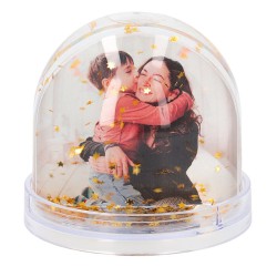bola, nieve, foto, regalo