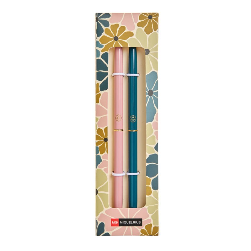 Set 2 Boligrafos Metalicos Boho Essence