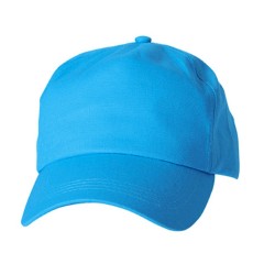 Gorra de color lisa de corona baja fabricada en algodón peinado, con comodo ajuste de velcro