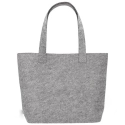 Bolso, bolsa, fieltro, gris, personalizado