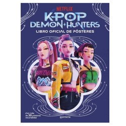 kpop demon hunters, montena, libro posters
