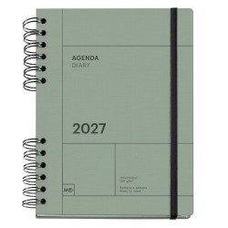 Agenda 2027 PLUS VERDE 155x213 mm D/P MI