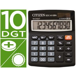 Calculadora CITIZEN SDC-810 10 digitos