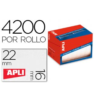 Etiqueta rollo 1683 16X22 mm APLI