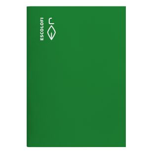 Libreta A5 grapa MONTESSORI 50 hojas ESCOLOFI verde