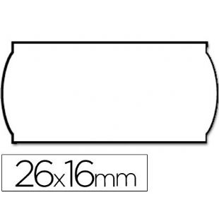 Etiqueta rollo 26x16 blanca (6 unid.)