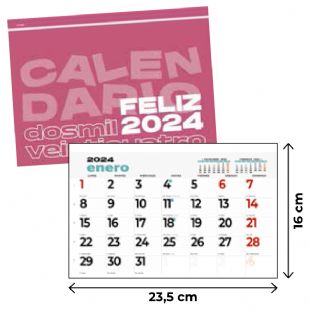 Faldilla calendarios 23,5 cm.